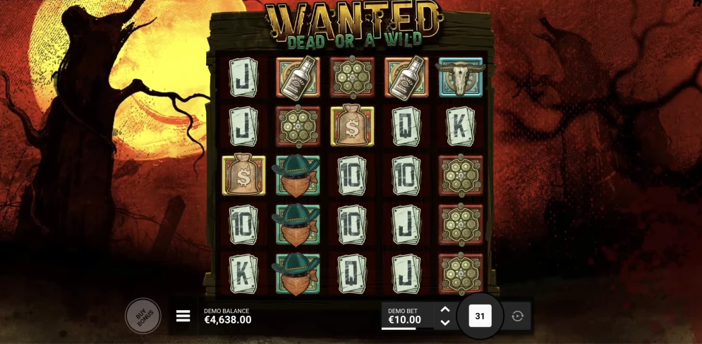Wanted Dead Or A Wild Slot